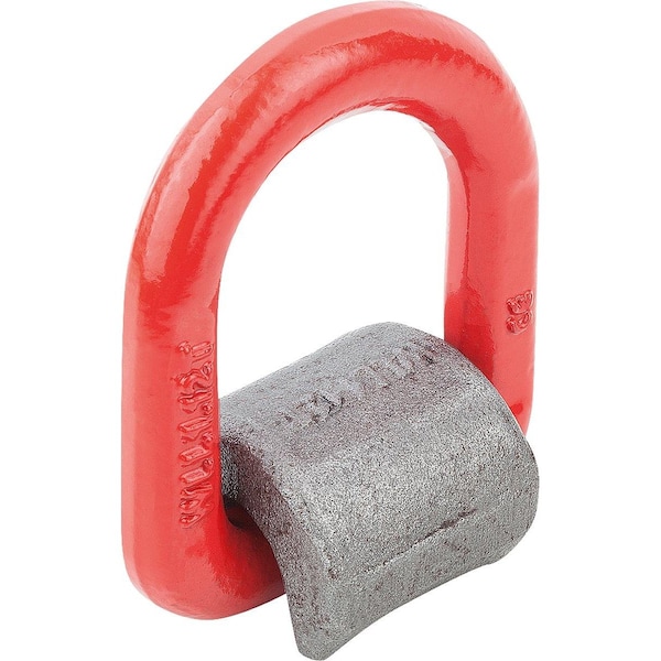Lifting Point Swiveling Steel, Red, With Spring Strip, B=55